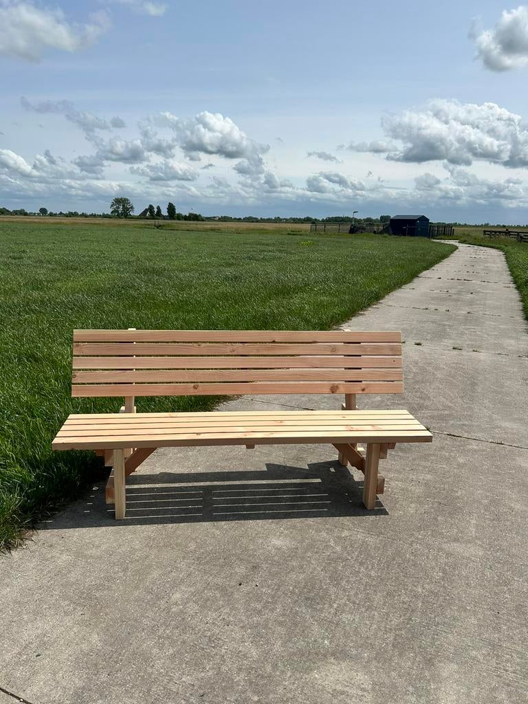 Douglas parkbank, Fûns 8, 9023 AP Jorwert, Wiedijk wood products, Nieuw, Info@wiedijkwoodproducts.nl