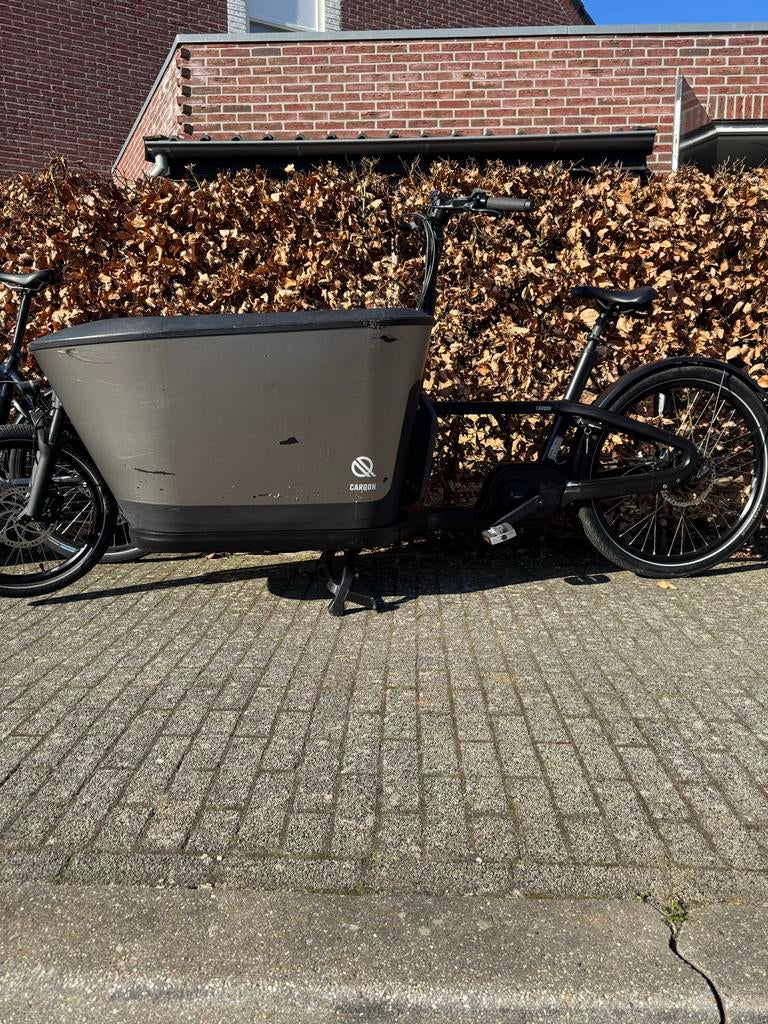 Carqon bakfiets - volledig rijklaar, Gebruikt, Elektrisch, 2 kinderen, Carqon