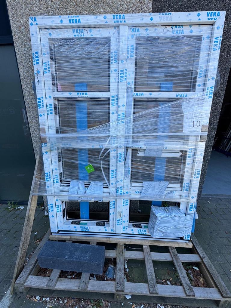 Nieuwe VEKA Buitendeur R/R, Ophalen, Kunststof, Nieuw, Buitendeur