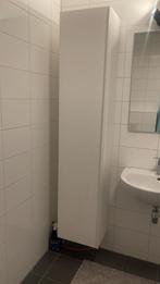 Ikea Badkamer Hoge Kast Wit Glanzend - ZGAN, Huis en Inrichting, Badkamer | Badkamermeubels, Ophalen, (Half)hoge kast, Minder dan 50 cm