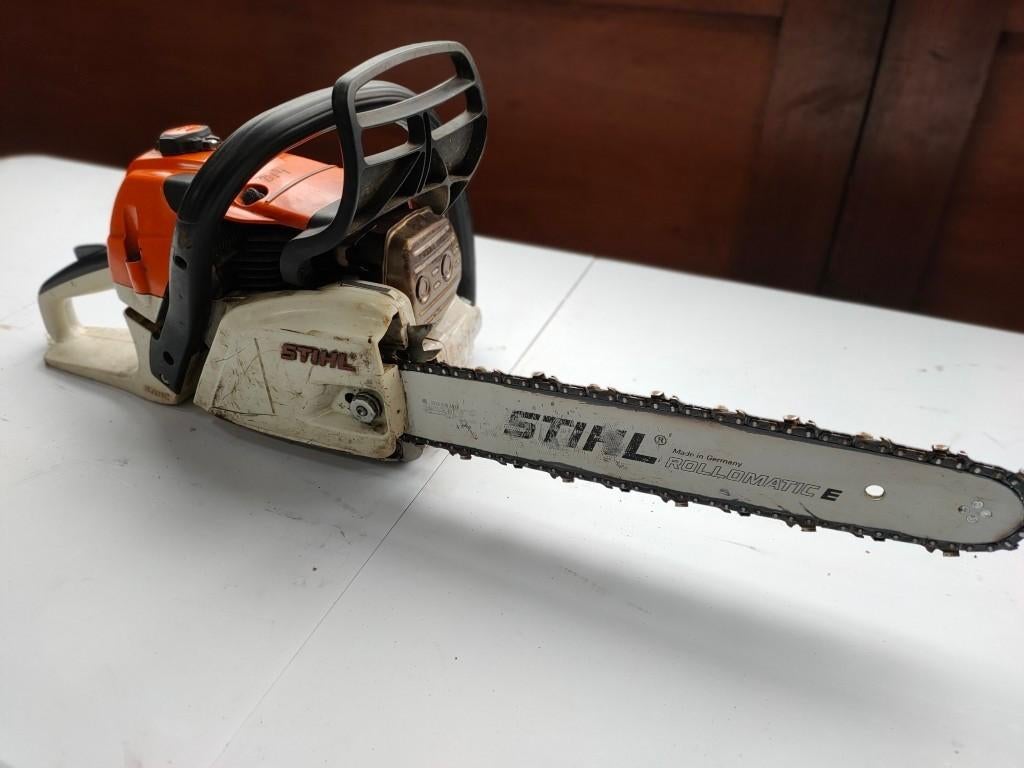 Stihl MS 241C kettingzaag blad lengte 40 cm, bouwjaar 2014, Ophalen, Gebruikt, Stihl, Overige soorten