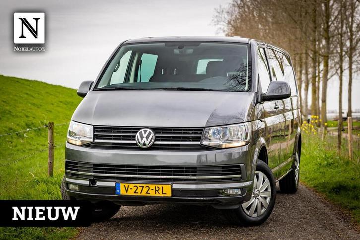 Volkswagen Transporter 2.0 TDI L2H1 DC Highline |Camera |PDC, Auto's, Bestelauto's, Bedrijf, Te koop, ABS, Airbags, Airconditioning