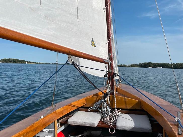 Monumentale BM 16m2 ( 1939) - Drijfhout - zeilnr: 2308 -, Watersport en Boten, Open zeilboten, Gebruikt, Overige typen, 6 meter of meer