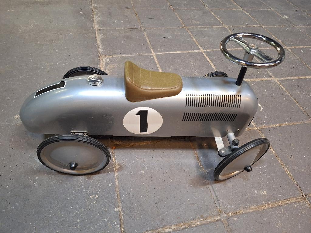 Te koop in goede staat Metalen Retro Roller (loopauto), Ophalen, Zo goed als nieuw, Loopvoertuig