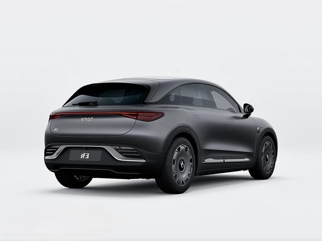 smart #3 Premium 66 kWh, Auto's, Smart, Automaat, Achterwielaandrijving, Zwart, Leder