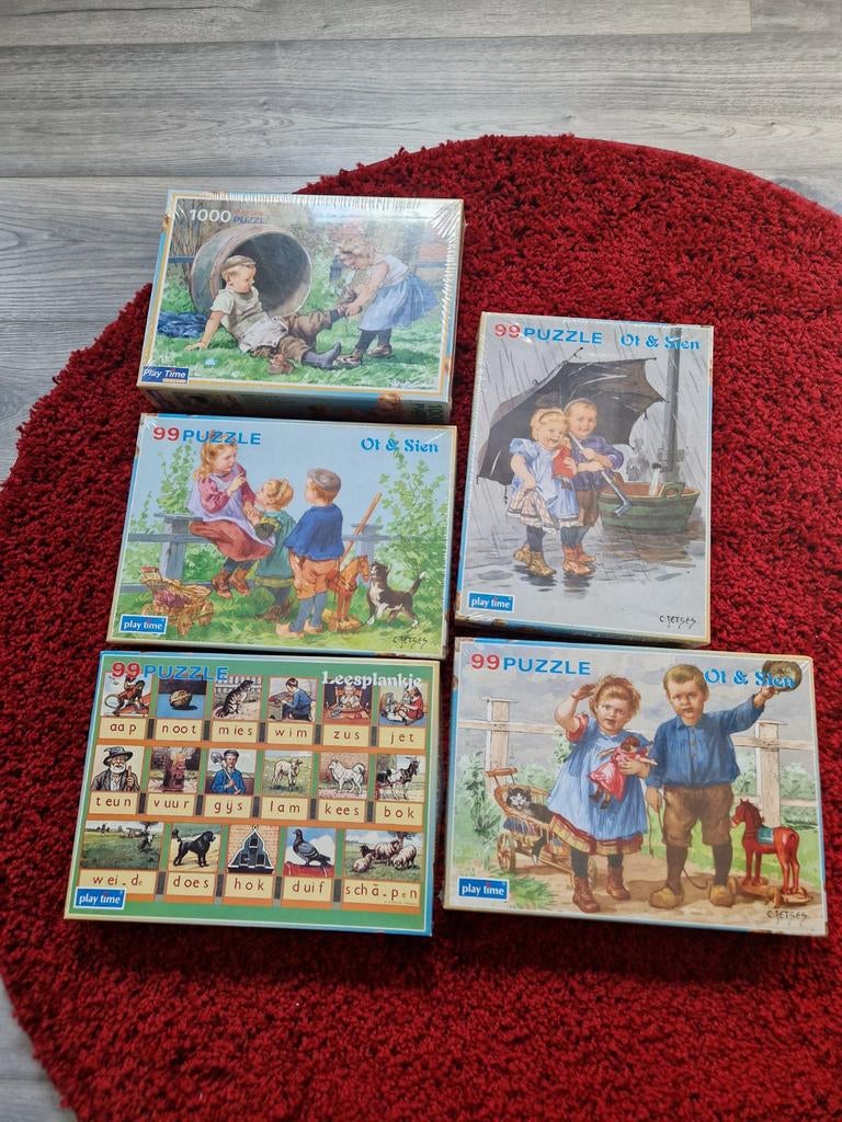 5 puzzels, Kinderen en Baby's, Speelgoed | Kinderpuzzels, Ophalen of Verzenden, Nieuw