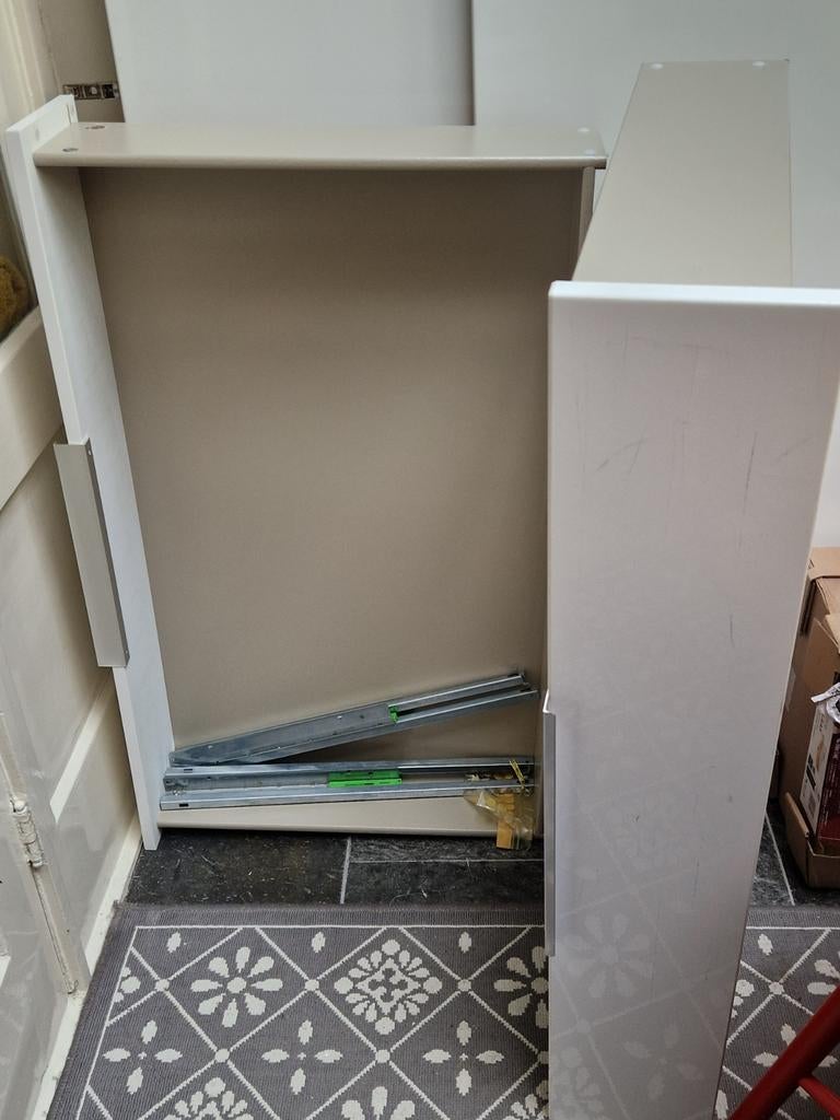 Ikea Pax kastdeuren hoogglans wit + lades, Huis en Inrichting, Kasten | Kledingkasten, Ophalen, Gebruikt, 200 cm of meer, 50 tot 100 cm