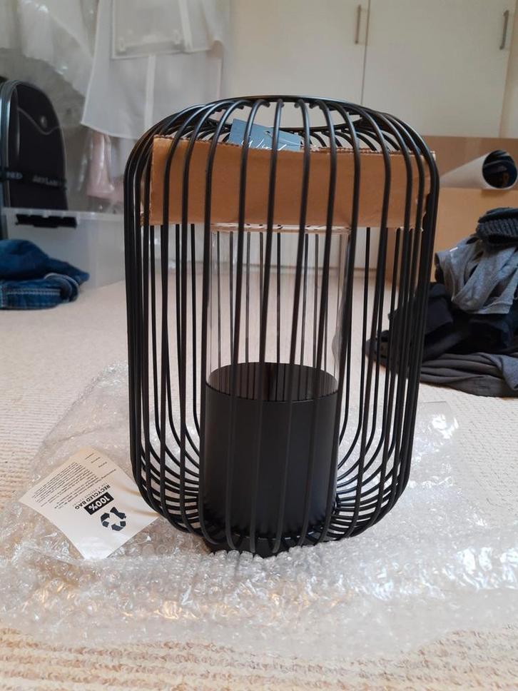 Nieuwe Jens Living kandelaar/windlicht, Huis en Inrichting, Woonaccessoires | Kandelaars en Kaarsen, Nieuw, Kandelaar, 25 tot 50 cm