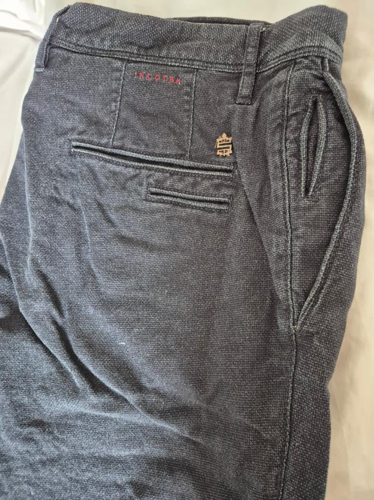 Incotex slacks blauw L 36 pantalon, Ophalen of Verzenden, Zo goed als nieuw, Blauw