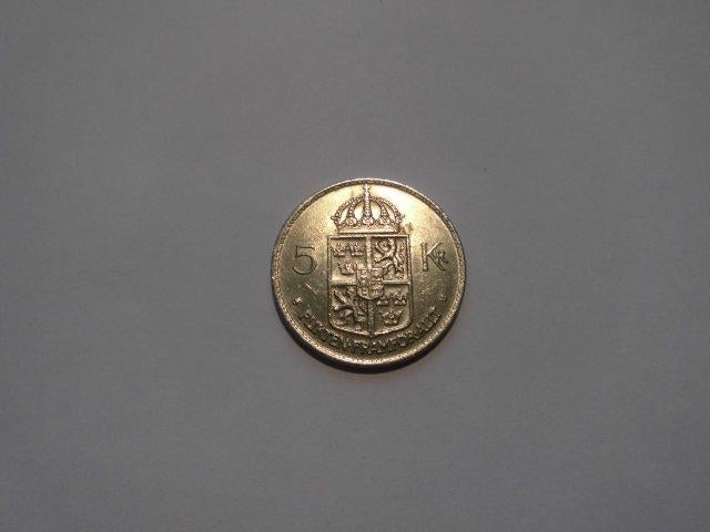 1 munt Zweden 5 kronor 1972, Ophalen of Verzenden, Overige landen, Losse munt