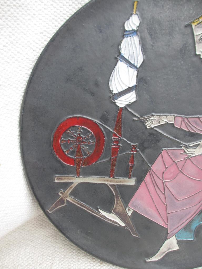 Vintage wandbord Joost Maréchal jaren 50, Ophalen of Verzenden