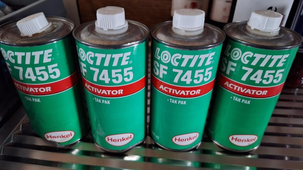 Loctite SF 7455 Activator - 4x Spuitbus, Minder dan 5 liter, Ophalen of Verzenden, Nieuw, Overige kleuren
