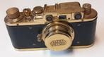 Leitz Wetzlar camera - messing-zwart- no. 20445, Verzenden, Gebruikt, Compact, Leica