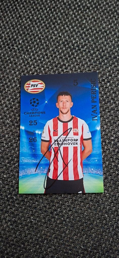 Foto met handtekening; Ivan Perisic #2 PSV 25/26, Ophalen of Verzenden, Nieuw, PSV, Overige typen