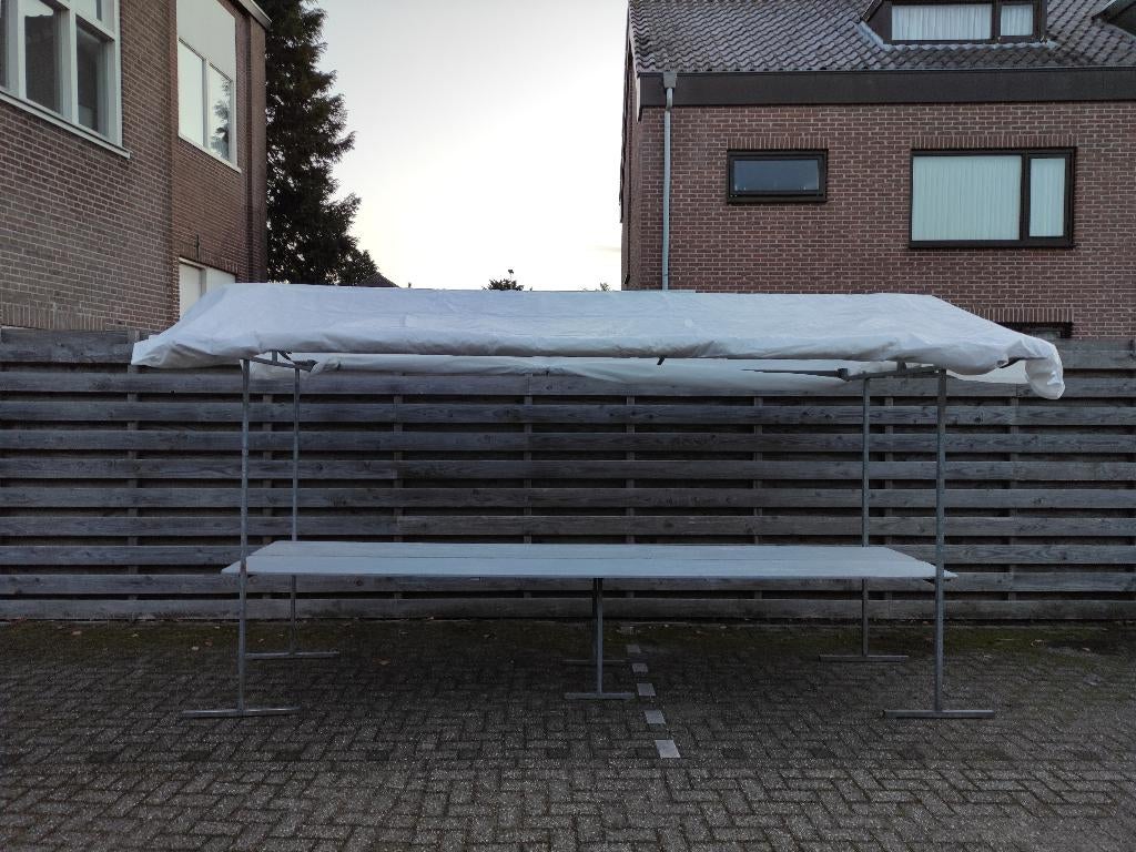 Marktkraam te huur 4 meter lang, Ophalen, Zo goed als nieuw, Overige