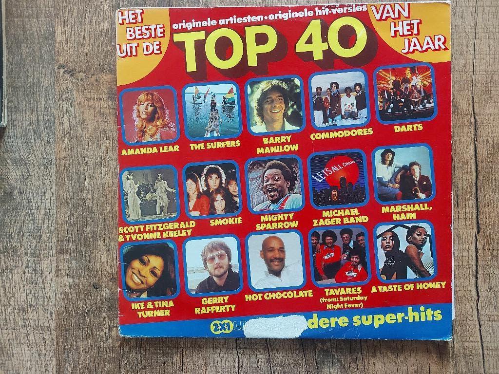 Dubbellp Het beste uit de top 40 uit 1978 / Various artists, Cd's en Dvd's, Vinyl | Verzamelalbums, Inclusief binnenhoes, Gebruikt