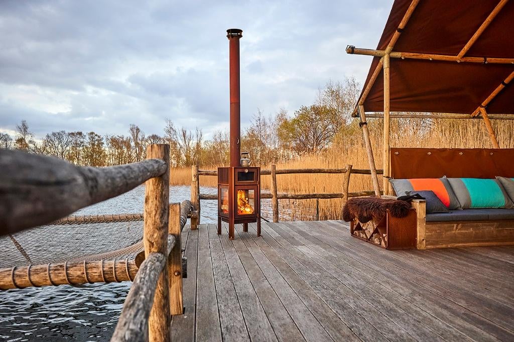 RENY QUERCUS 3-zijdig glas tuinhaard + oven OUTDOOR COOKING, Tuin en Terras, Tuinhaarden, Ophalen of Verzenden, Nieuw