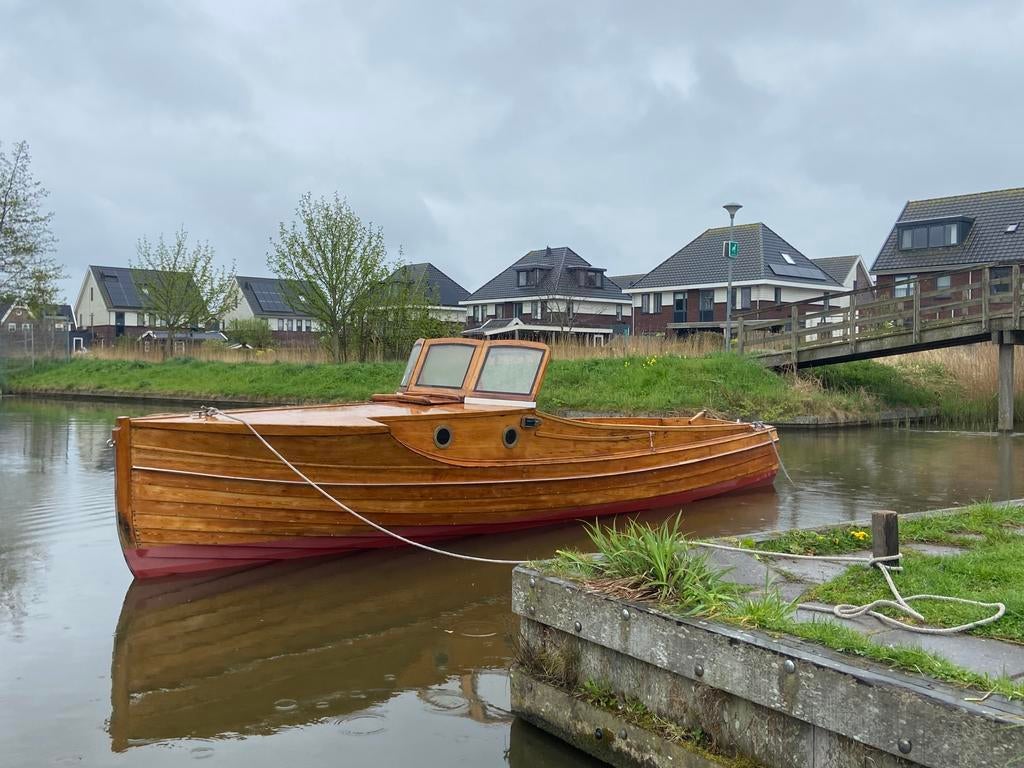 Electrische sloep 1927, snipa pettersson, Watersport en Boten, Ophalen, Binnenboordmotor, 6 meter of meer, Elektrisch