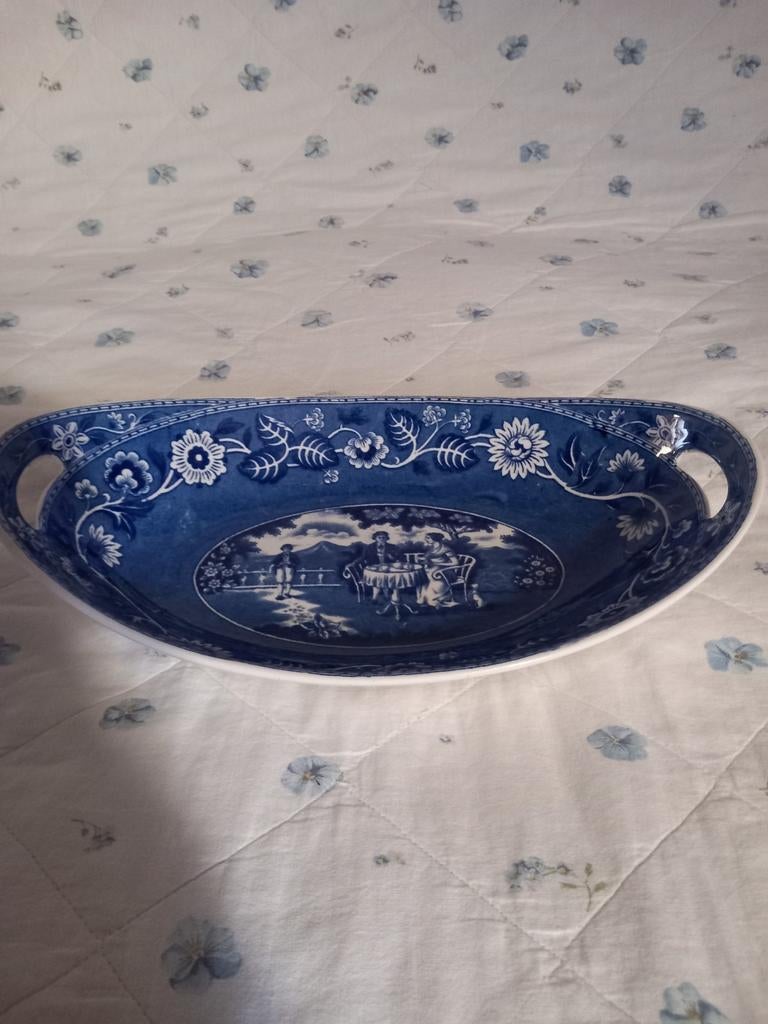 Societe ceramique Maastricht Teadrinker broodschaal, Antiek en Kunst, Antiek | Servies los, Ophalen of Verzenden