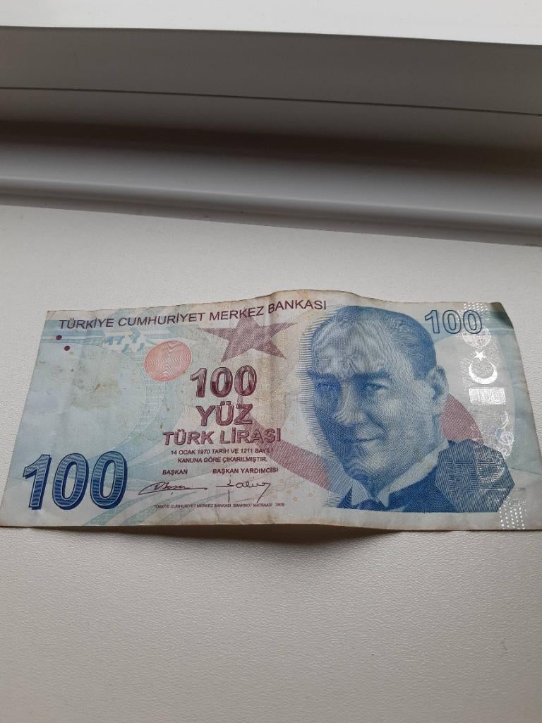 5 Turkse bankbiljetten, Postzegels en Munten, Bankbiljetten | Europa | Niet-Eurobiljetten, Ophalen of Verzenden, Overige landen