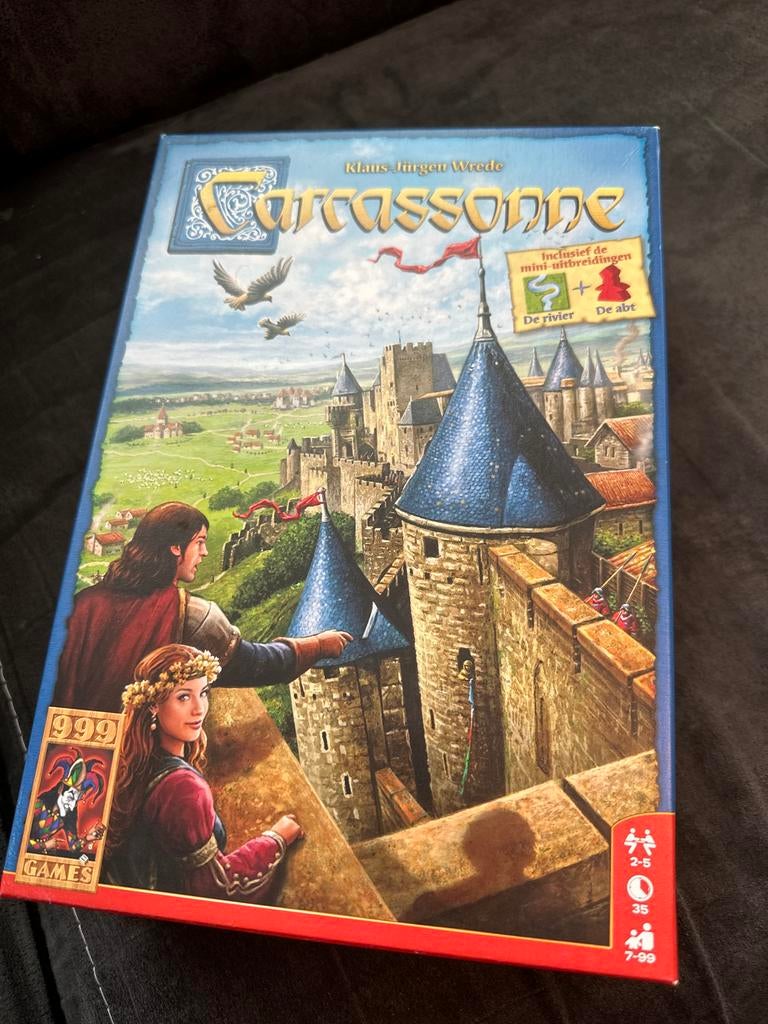 Carcassonne bordspel, Drie of vier spelers, Ophalen of Verzenden, Zo goed als nieuw