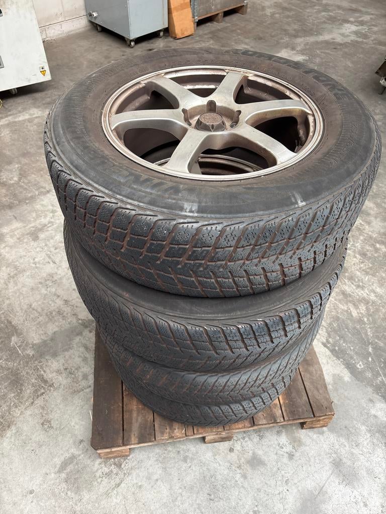 Aluminium velgen met winterbanden voor Kia Sorento/Hyundai S, Auto-onderdelen, Banden en Velgen, Ophalen, Gebruikt, Banden en Velgen