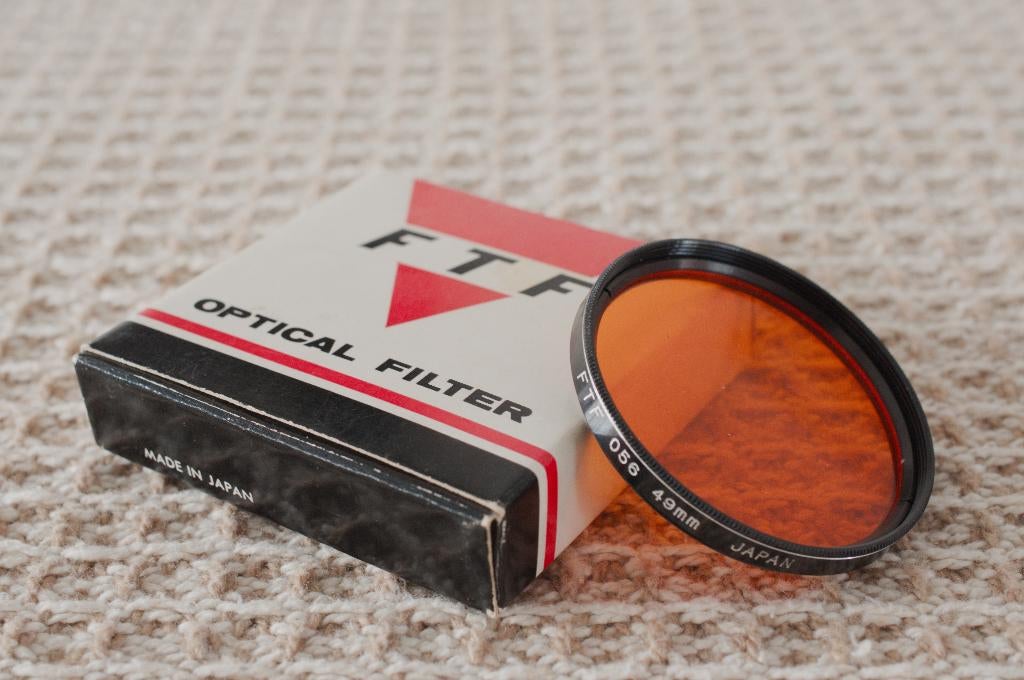 FTF oranjefilter 49mm, Overige merken, Gebruikt, Minder dan 50 mm, Overige typen