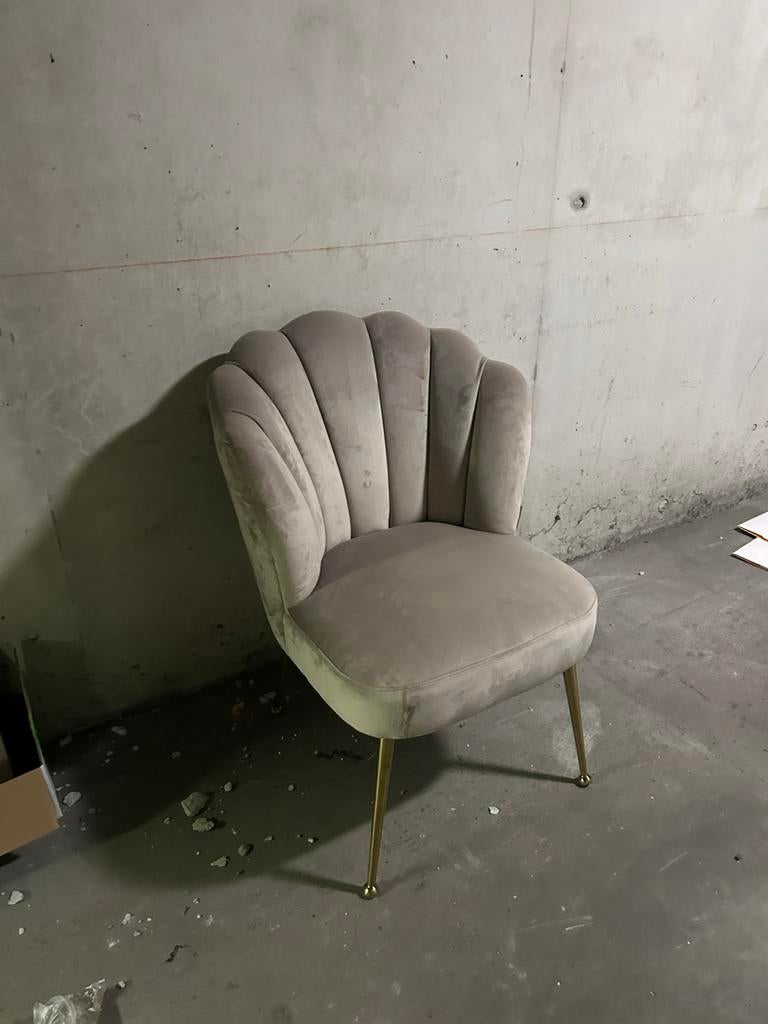 Richmond Interiors Schelpen Fauteuil - Nieuwstaat, Ophalen, Zo goed als nieuw, Eén, Stof