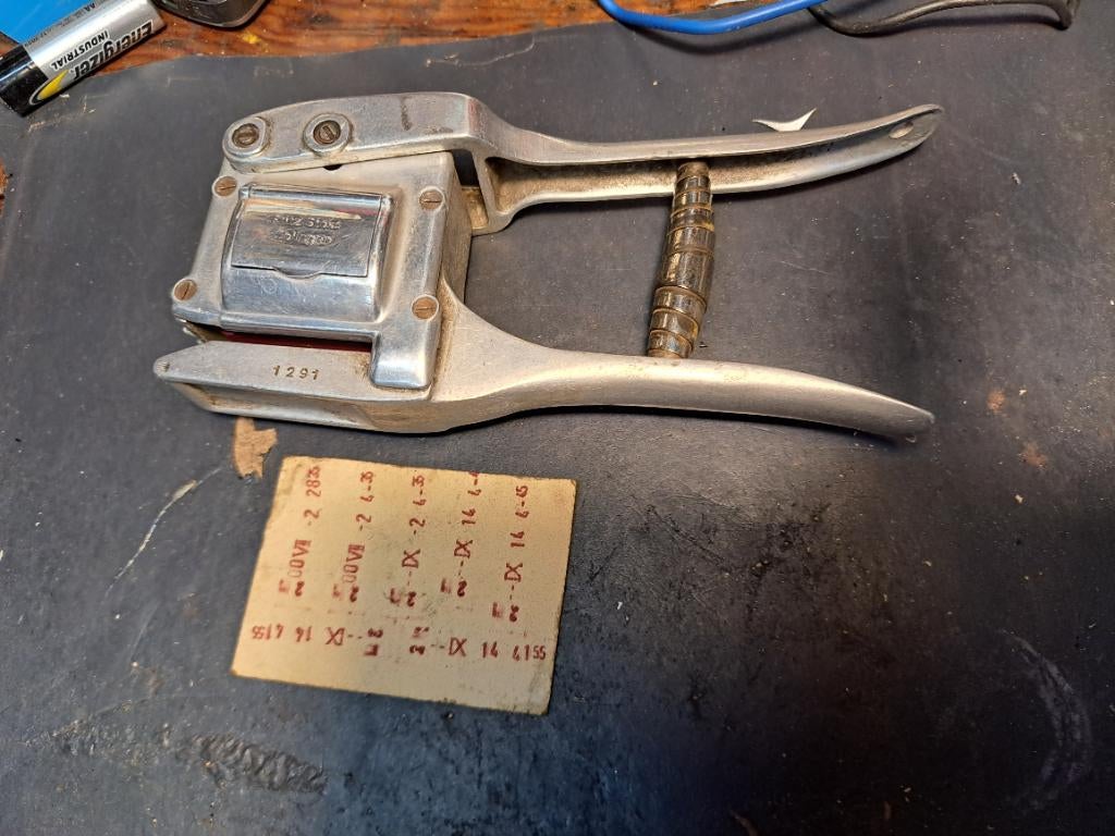 spoorwegen kniptang Fritz Stoss, Verzamelen, Ophalen of Verzenden, Gebruikt, Trein, Overige typen