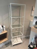 IKEA VITTSJÖ Stellingkast - Wit met glazen planken, Ophalen, Zo goed als nieuw