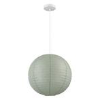 Groene hanglamp Resa - Sfeervolle bollamp zacht groen, Ophalen of Verzenden, Nieuw, Minder dan 50 cm