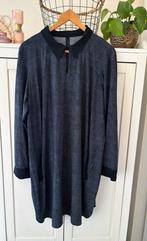 Plus Basics travelstof tuniek maat 56, Kleding | Dames, Ophalen of Verzenden, Zo goed als nieuw, Blauw, Blouse of Tuniek