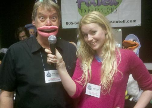 Grappige Buikspreekpop Mond voor Komische Act, Ophalen, Zo goed als nieuw