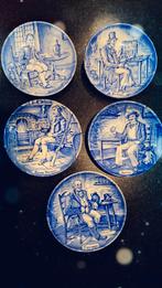 Old Chelsea 5 bordjes. Zeer mooi, Antiek en Kunst, Antiek | Keramiek en Aardewerk, Ophalen