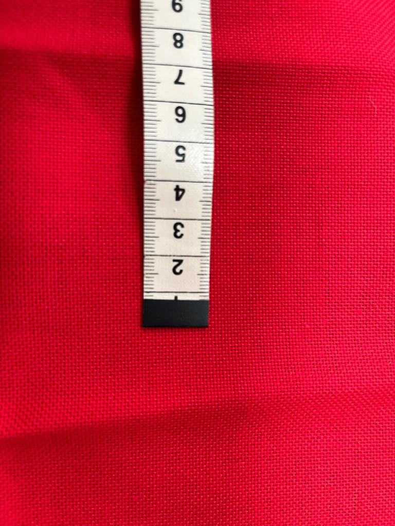 Stramien kleur rood 10 draden met cm, Hobby en Vrije tijd, Borduren en Borduurmachines, Ophalen of Verzenden, Nieuw, Handborduren