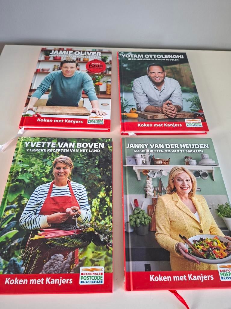 4 Boekjes koken met kanjers, Ophalen of Verzenden, Zo goed als nieuw, Nederland en België