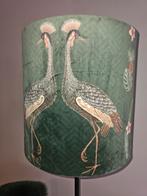 Staande lamp met groene kap, 3 kussens en bontje, Ophalen, Gebruikt, Tropisch, Modern, 150 tot 200 cm