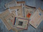 stapeltje illegale kranten uit de oorlog haarlem velzen etc, Verzamelen, Militaria | Tweede Wereldoorlog, Ophalen of Verzenden