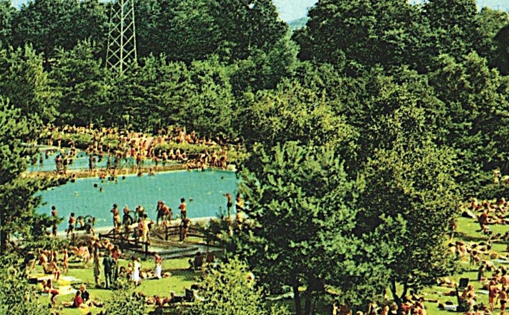 802449 Nijverdal Ov 1968 Natuurbad Het Ravijn Gelopen, Ophalen of Verzenden, 1960 tot 1980, Gelopen, Overijssel