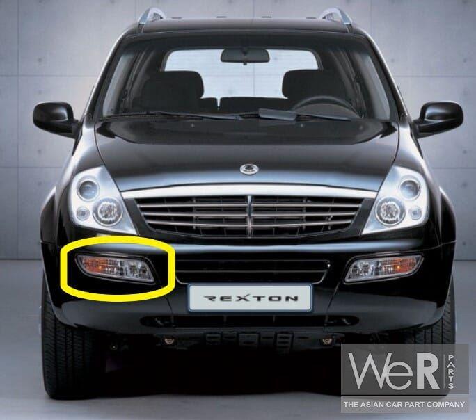 Richtingaanwijzerlamp Mistlamp rechts voor SsangYong Rexton, Auto-onderdelen, Verlichting, KGM Europe GmbH, Ophalen of Verzenden