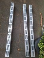 Lijngoot 3x Aluminium rooster 1 meter lang 3 stuks, Ophalen of Verzenden, Aluminium, 80 mm of meer, Overige typen