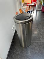 Brabantia prullenbak 40-45L touch bin, Huis en Inrichting, Woonaccessoires | Prullenbakken, Ophalen, Gebruikt, 50 tot 75 cm, 40 liter of meer