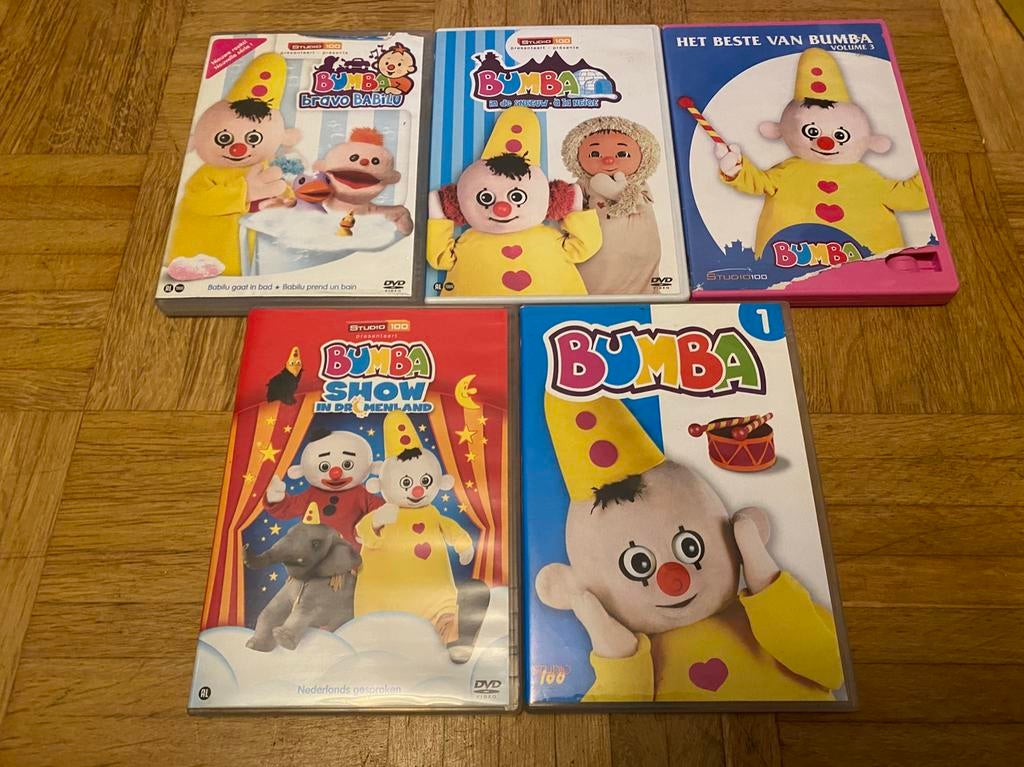5x Bumba DVD, Cd's en Dvd's, Alle leeftijden, Ophalen of Verzenden, Zo goed als nieuw