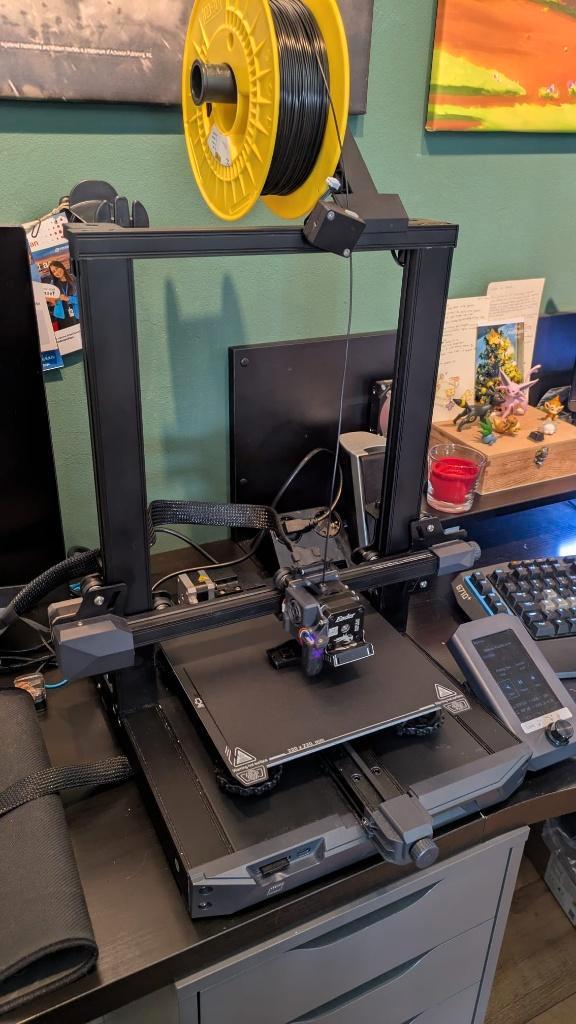 Creality Ender 3 S1 met originele Ender "tent" behuizing, Computers en Software, 3D Printers, Gebruikt, Ophalen