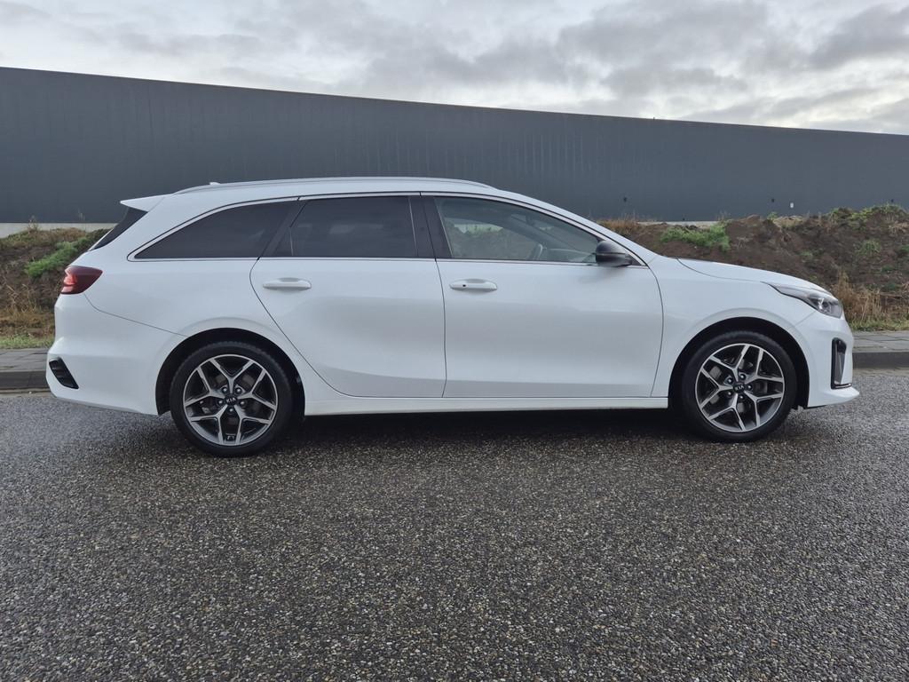 Kia Ceed Sportswagon 1.4 T-GDi GT-Line Trekhaak (bj 2021), 4 cilinders, Wit, Origineel Nederlands, Handgeschakeld