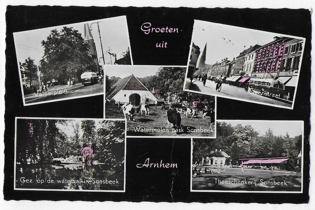 Arnhem Oude gelopen Ansichtkaart ( B3799 ), Ophalen of Verzenden, 1960 tot 1980, Gelopen, Gelderland