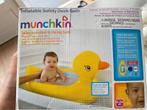 Munchkin babybad eendje duck bath, Ophalen of Verzenden, Zo goed als nieuw, Badje