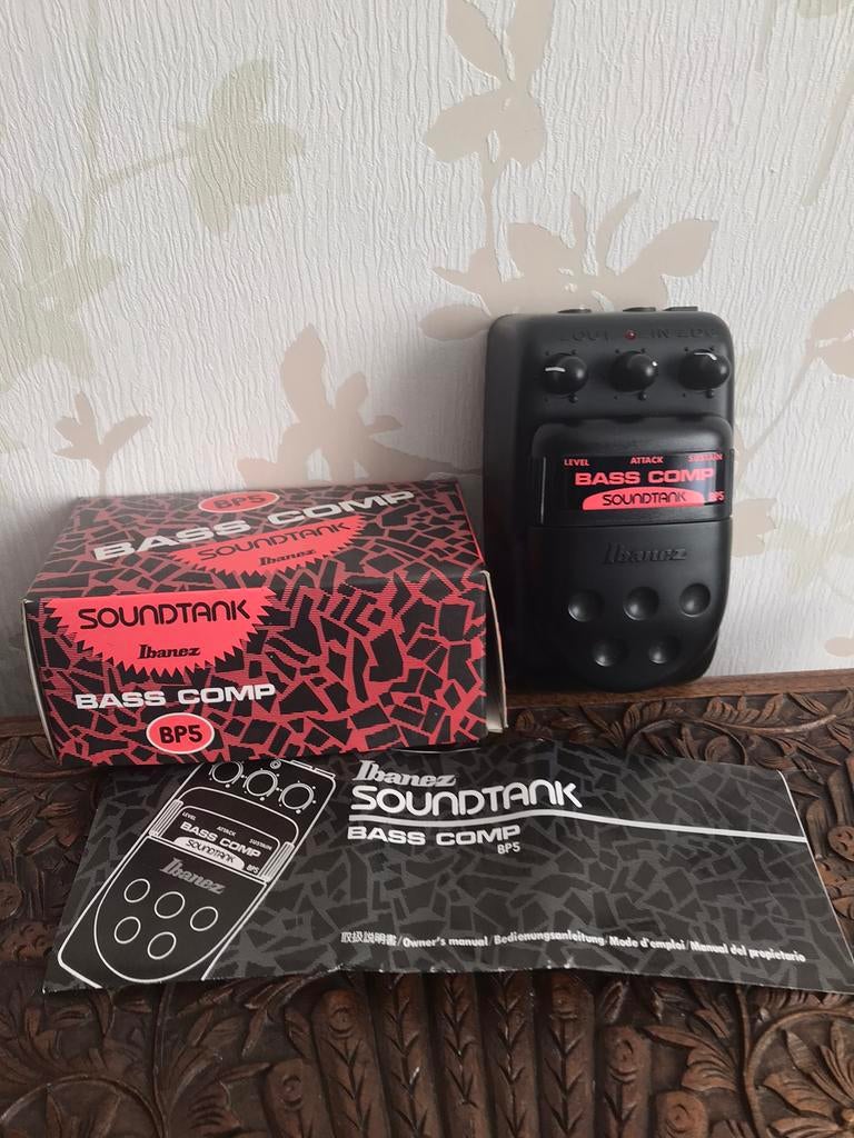 Ibanez BP5 Bass Comp soundtank Taiwan + doosje - Bas, Ophalen of Verzenden, Gebruikt, Compressor