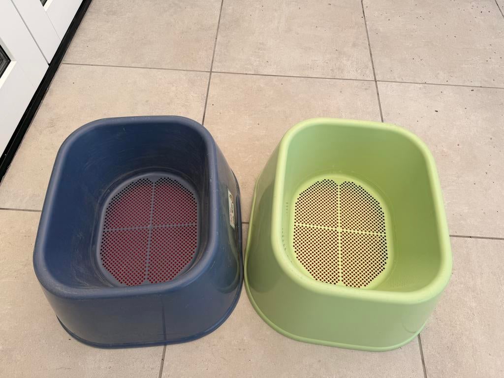 Peewee kattenbak systeem, Ophalen, Gebruikt