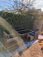 Zeer mooie tuinset, zo goed als nieuw met goede kussens, Ophalen, 4 zitplaatsen, Zo goed als nieuw, Tuinset